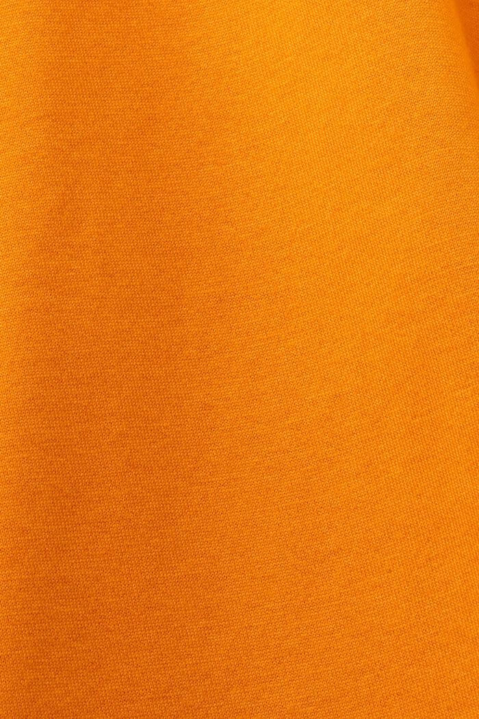 Camiseta de cuello redondo con capas, 100% algodón, BRIGHT ORANGE, detail image number 5