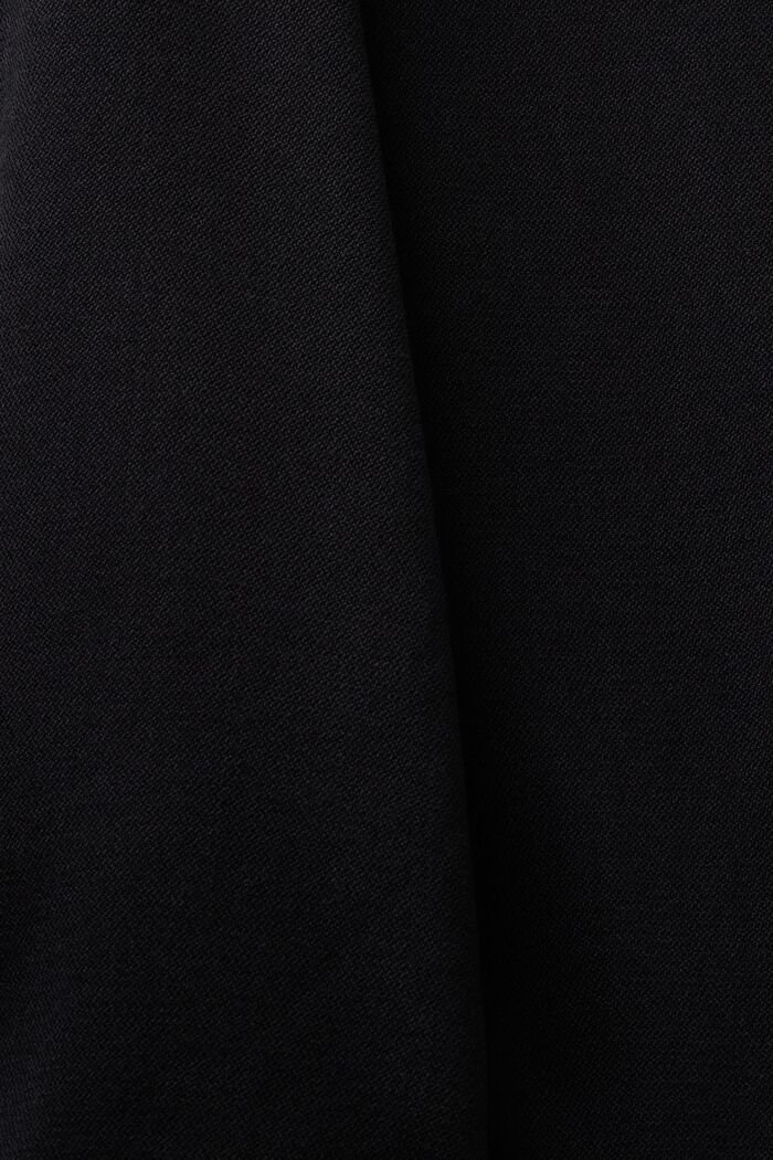 Bermudas con pliegues en la cintura, BLACK, detail image number 0