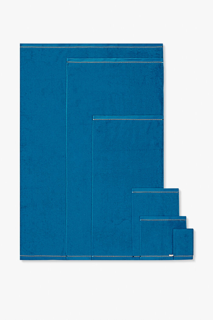 Con TENCEL™: línea de toallas de rizo, OCEAN BLUE, detail image number 0