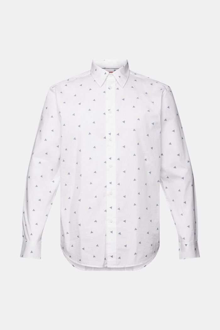 Camisa estampada, 100% algodón, NEW WHITE, detail image number 5