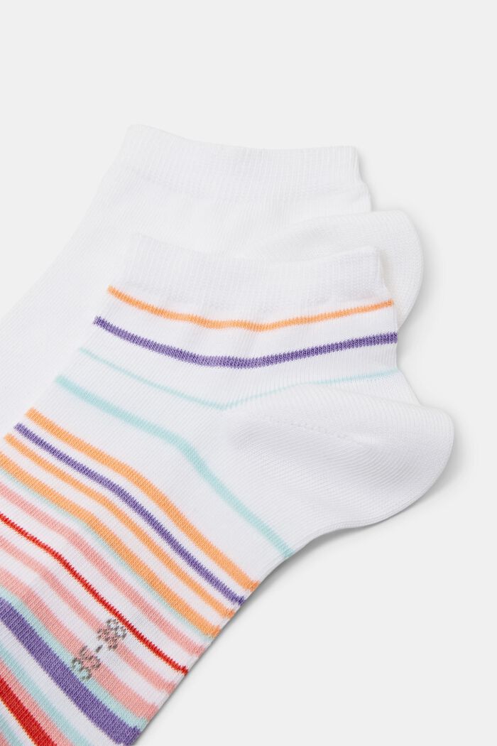 Pack de 2 pares de calcetines de algodón ecológico, NEW WHITE, detail image number 2