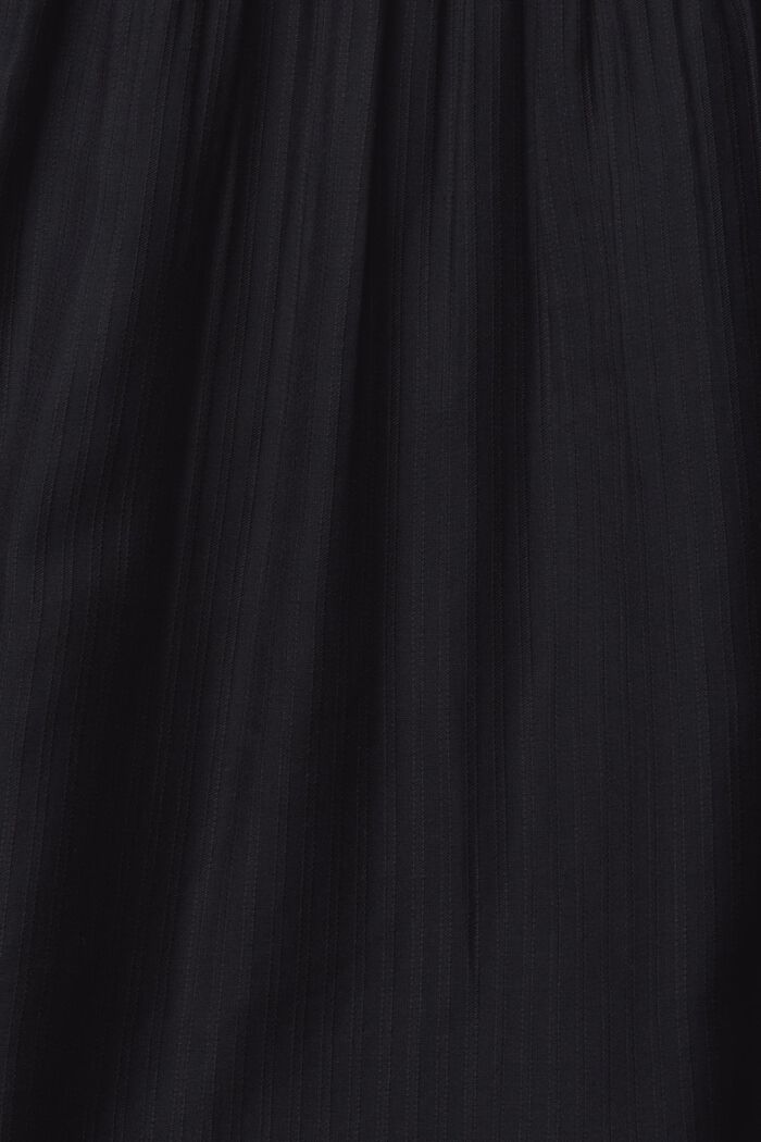 Blusa con rayas, LENZING™ ECOVERO™, BLACK, detail image number 4