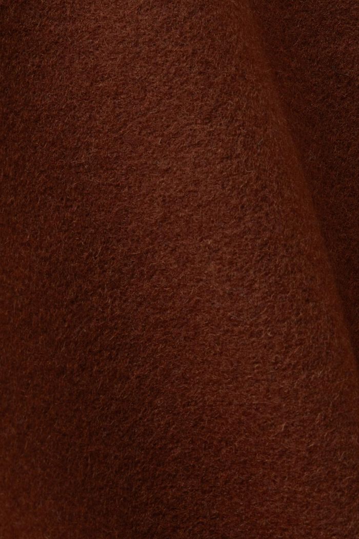 Chaquetón de lana con dos filas de botones, BARK, detail image number 6