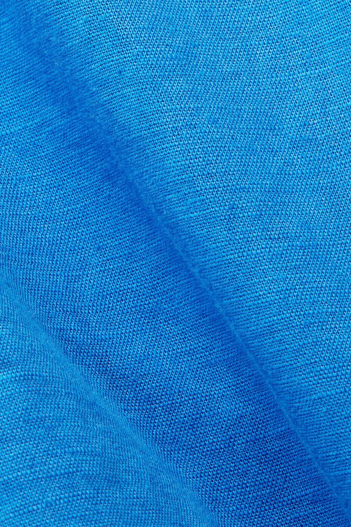 Blusa con detalle de abertura, BRIGHT BLUE, detail image number 5