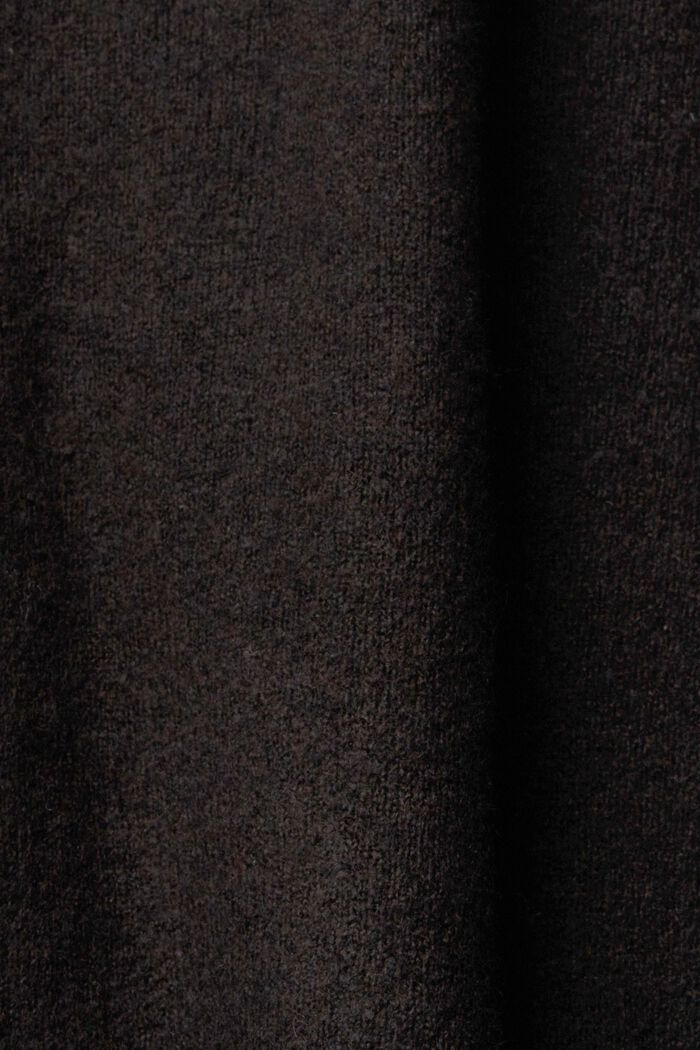 Cárdigan sin mangas en mezcla de lana, BLACK, detail image number 1