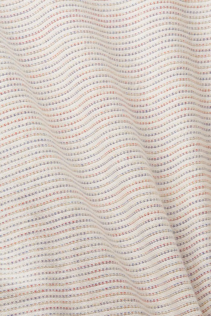 Jersey de rayas de colores de algodón ecológico, OFF WHITE, detail image number 5
