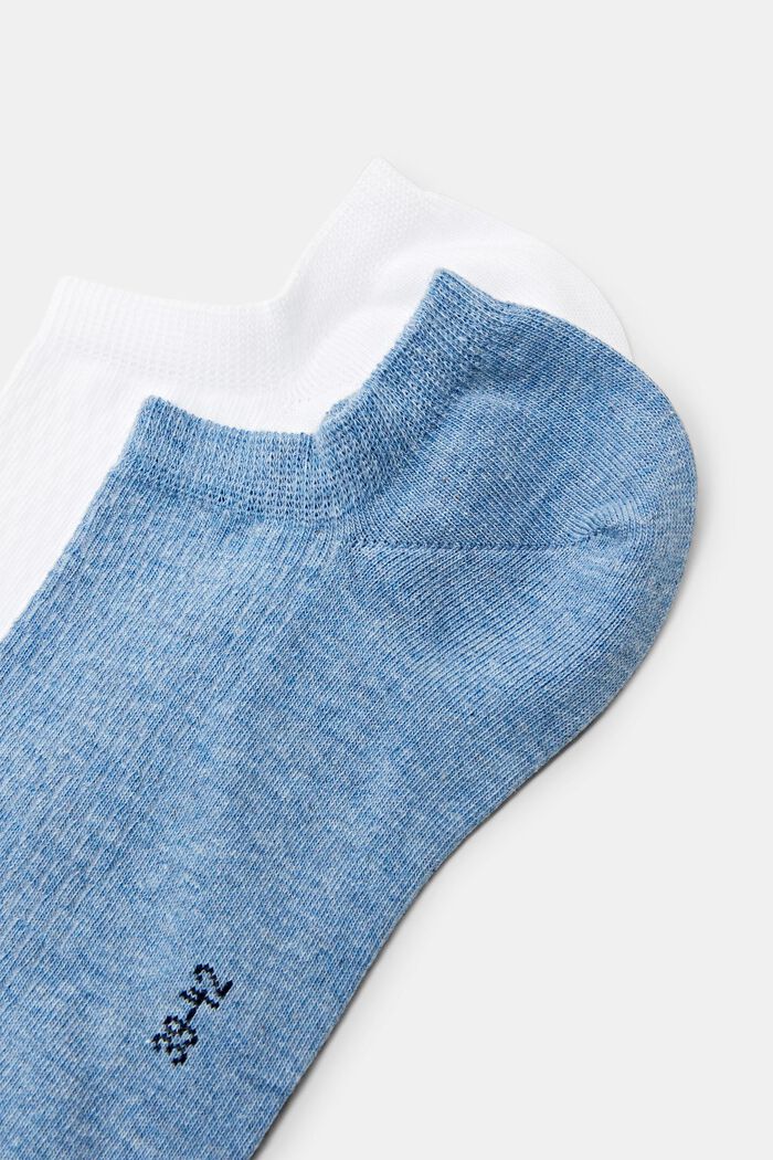 Pack de 2 pares de calcetines para deportivas, BLUE/WHITE, detail image number 2