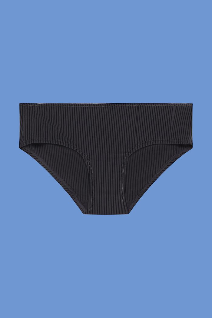 Reciclado: culotte de tiro bajo en microfibra, DARK GREY, detail image number 4