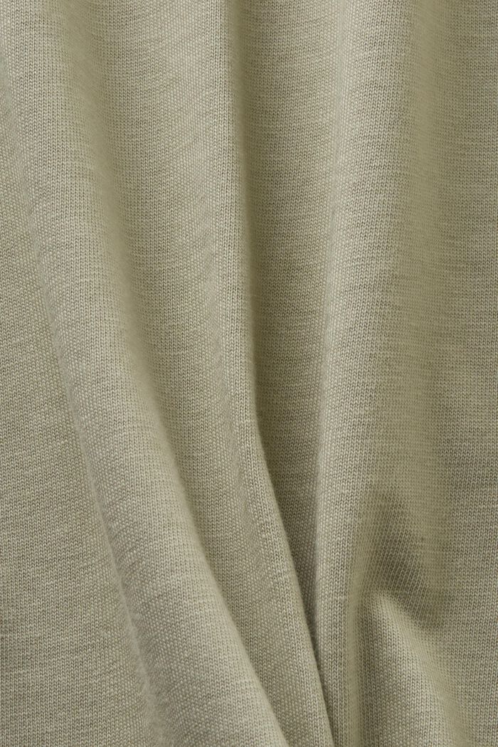 Camiseta estampada de algodón ecológico, DUSTY GREEN, detail image number 4