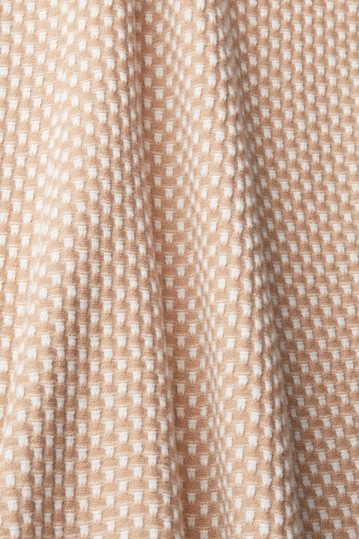 Falda de punto bicolor, LENZING™ ECOVERO™, LIGHT BEIGE, detail image number 5