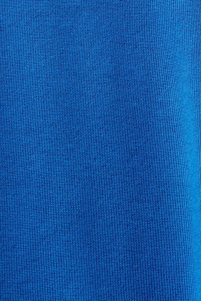 Jersey de manga larga y cuello alto, BRIGHT BLUE, detail image number 5