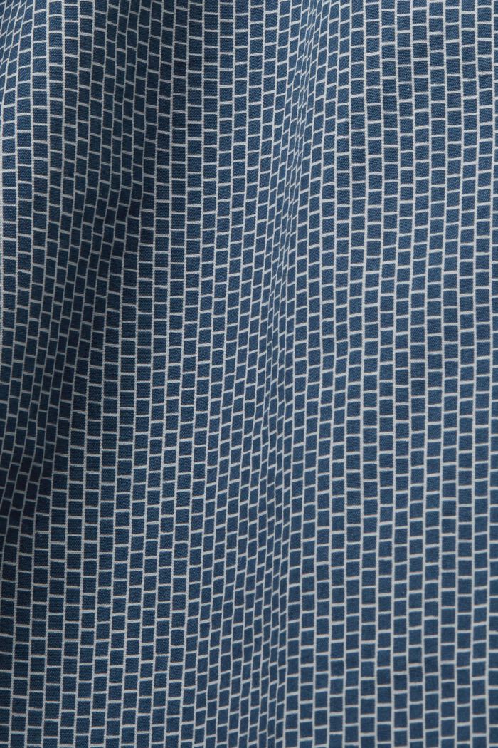 Camisa en popelina de algodón, GREY BLUE, detail image number 4