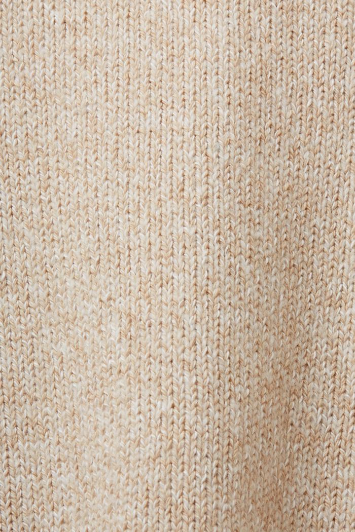 Jersey con cuello redondo, mezcla de lana, SAND, detail image number 5