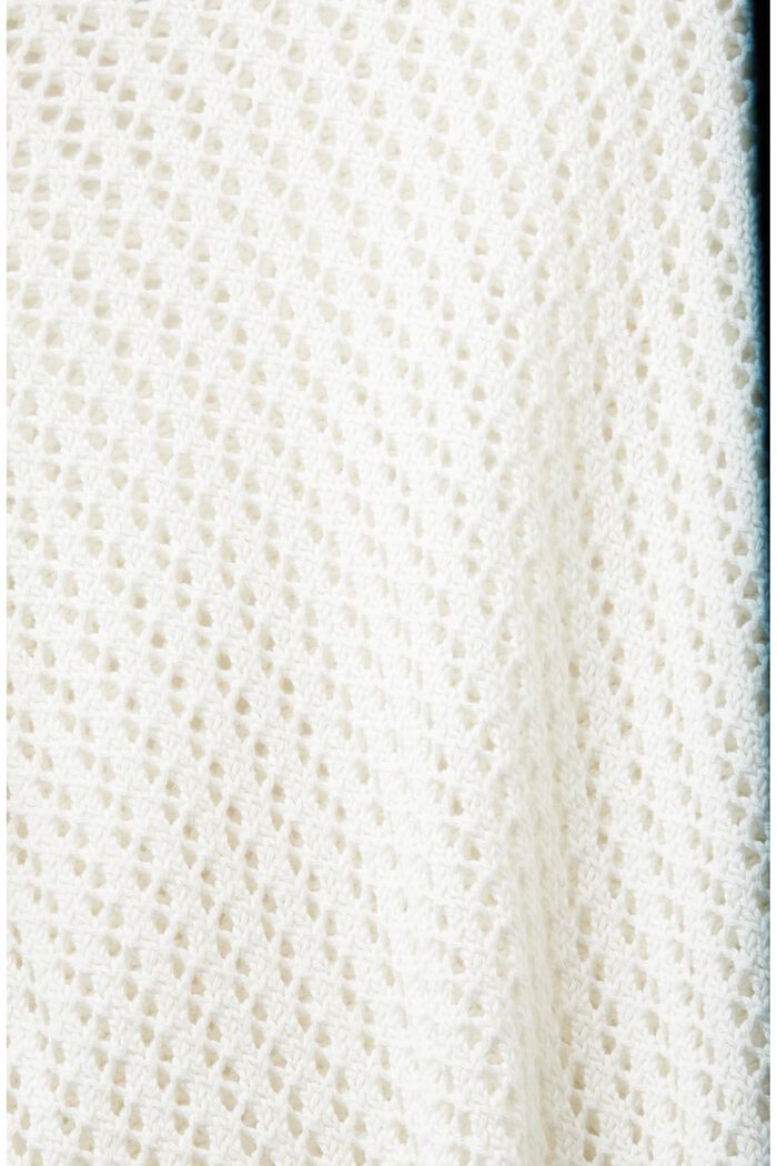 Jersey con textura en algodón ecológico, OFF WHITE, detail image number 5