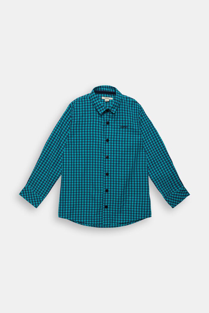Shirts woven, AQUA GREEN, detail image number 0