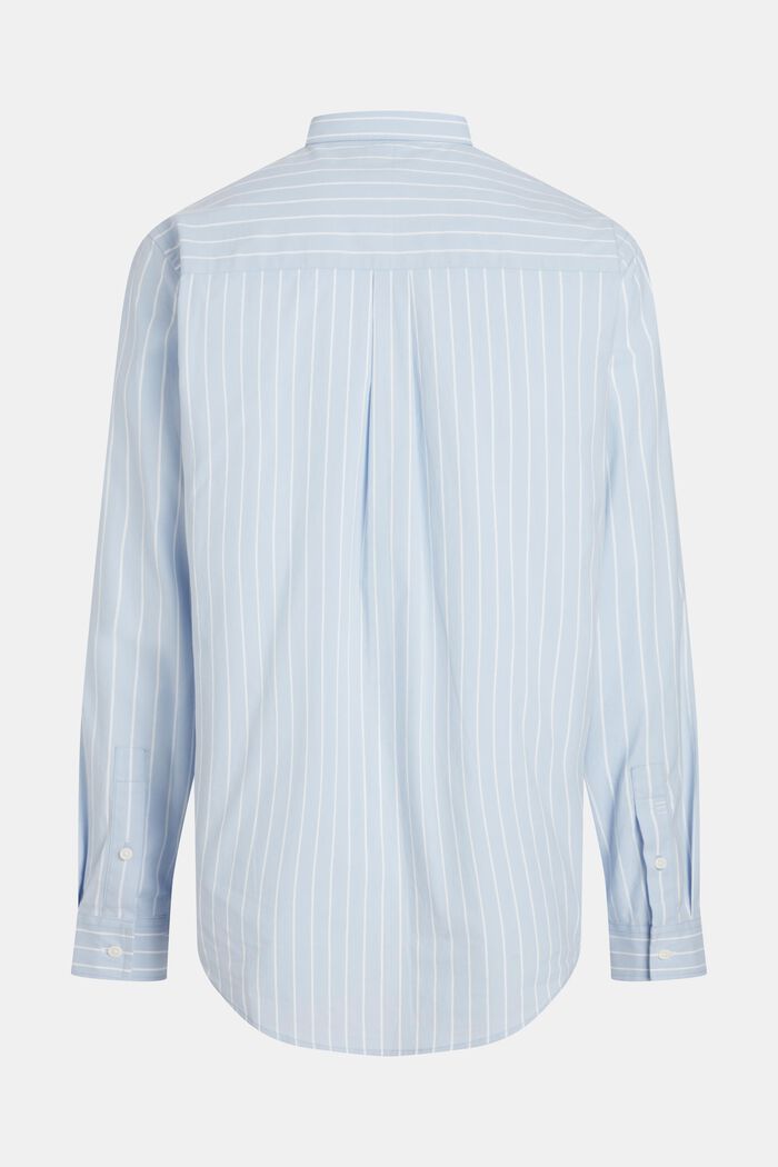 Camisa holgada de popelina con diseño a rayas, WHITE, detail image number 4