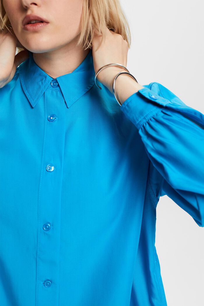 Blusa camisera oversize, BLUE, detail image number 2