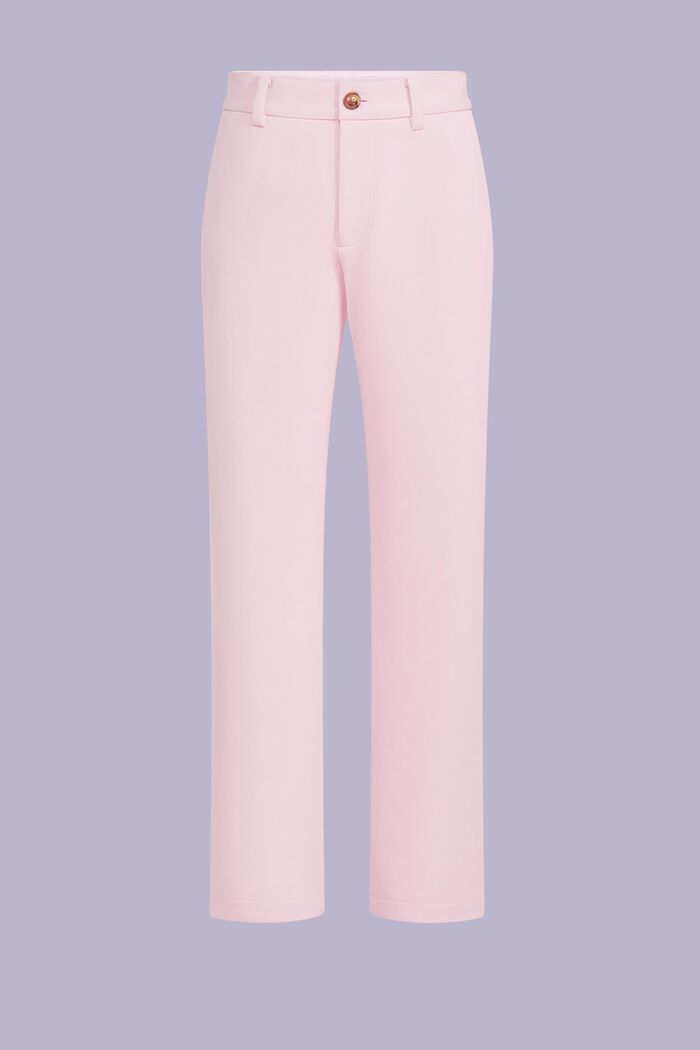 Pantalones de pernera ancha en mezcla de algodón ecológico, PASTEL PINK, detail image number 5