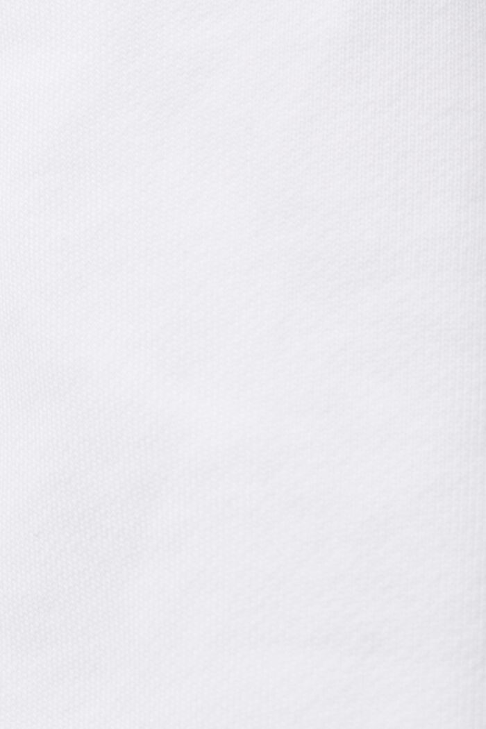 Pantalón deportivo de algodón a rayas, WHITE, detail image number 5