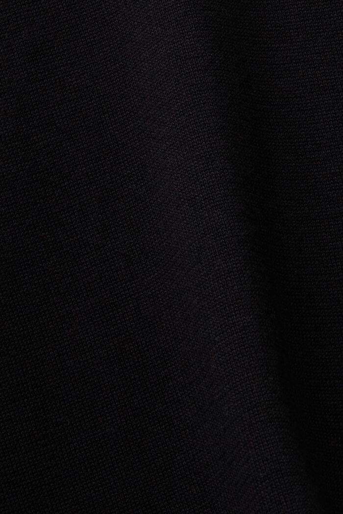 Jersey de manga corta y cuello redondo, BLACK, detail image number 5