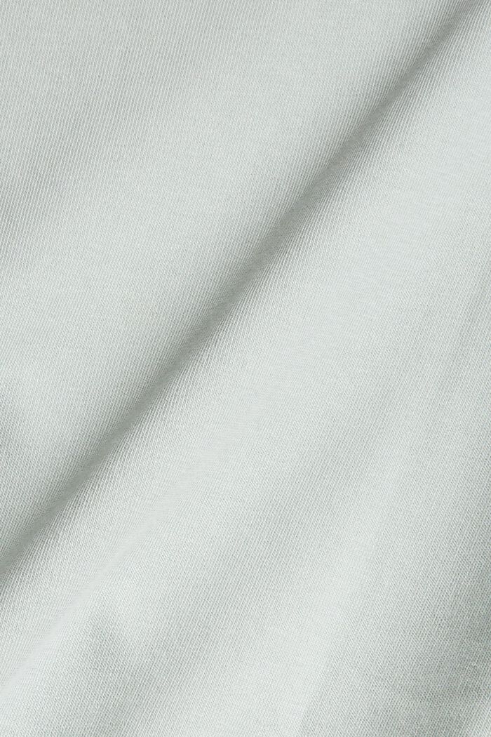 Pantalones cortos de felpa confeccionados en una mezcla de algodón ecológico, PASTEL GREEN, detail image number 4