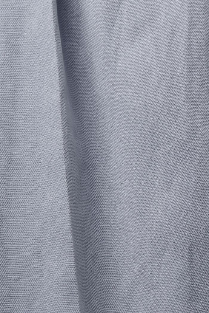 Pantalón culotte de tiro alto y pernera amplia, LIGHT BLUE LAVENDER, detail image number 6