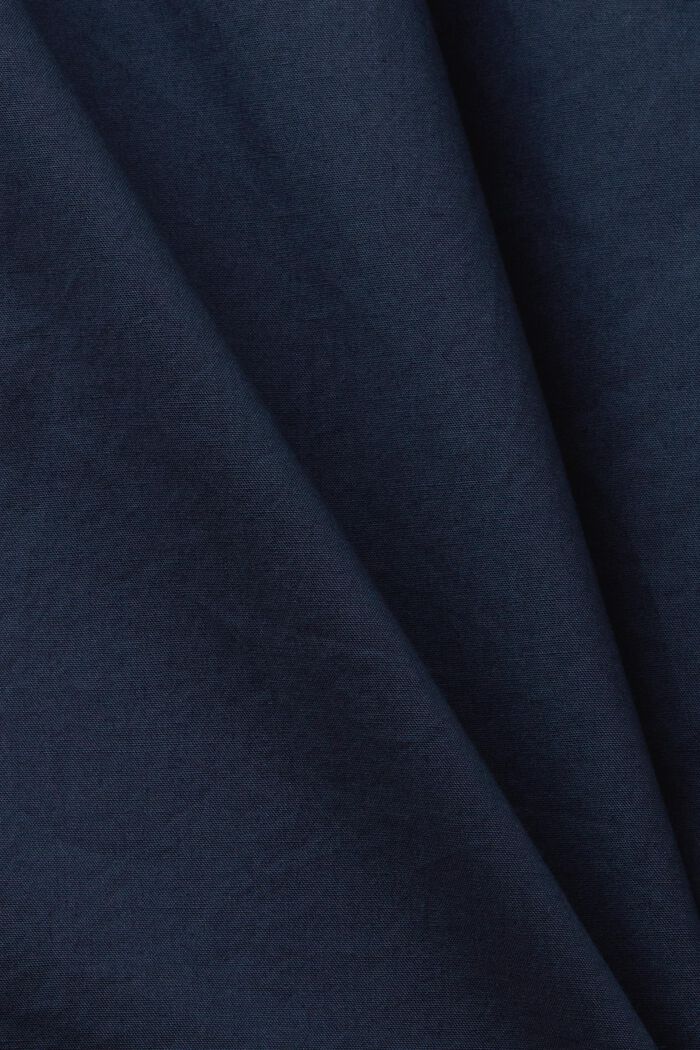 Blusa de popelina, 100% algodón, PETROL BLUE, detail image number 5