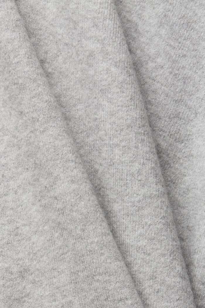 Con lana: jersey a rayas, LIGHT GREY, detail image number 1