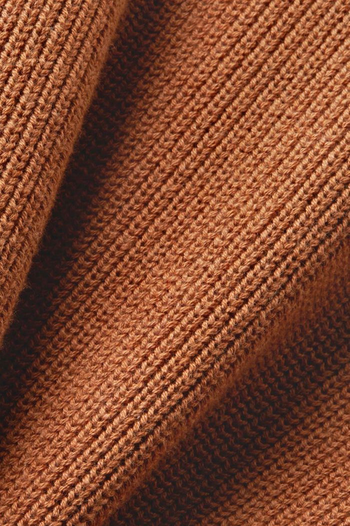 Jersey en mezcla de cachemir con detalle de encaje, TOFFEE, detail image number 6