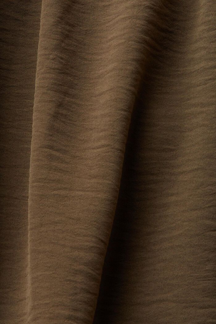 Minifalda de crepé, KHAKI GREEN, detail image number 5