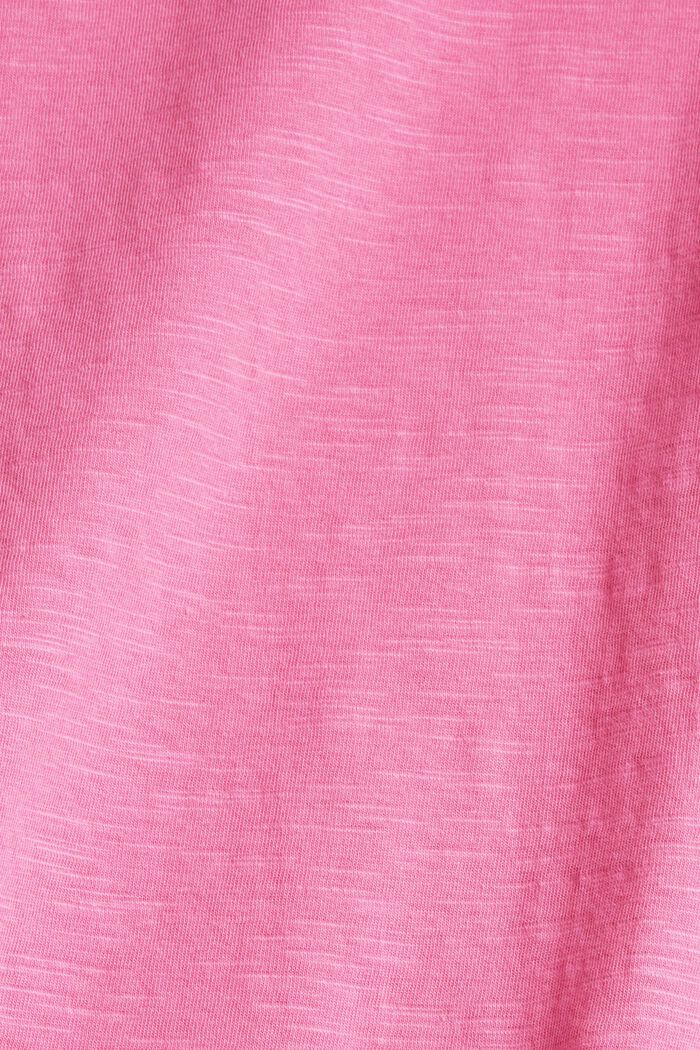 Camiseta en 100% algodón, PINK, detail image number 4