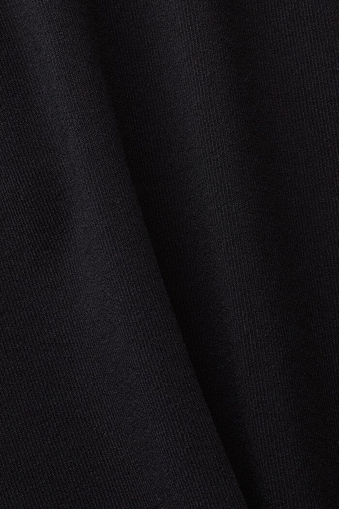 Minivestido de tech knit, BLACK, detail image number 5