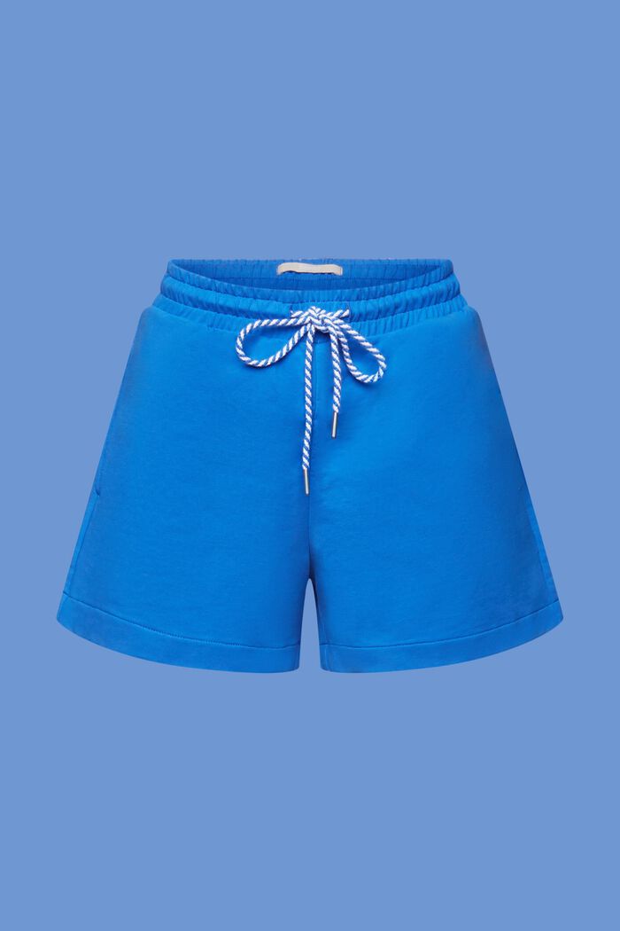 Shorts de felpa de algodón, BRIGHT BLUE, detail image number 7