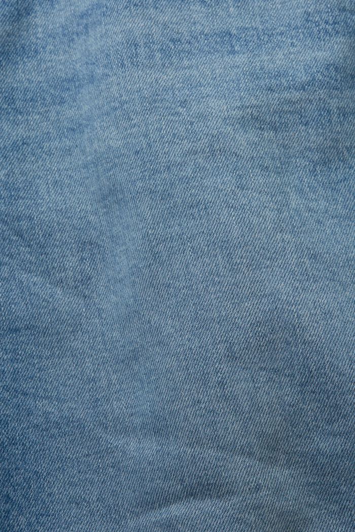 Jeans slim fit de algodón elástico, BLUE MEDIUM WASHED, detail image number 4