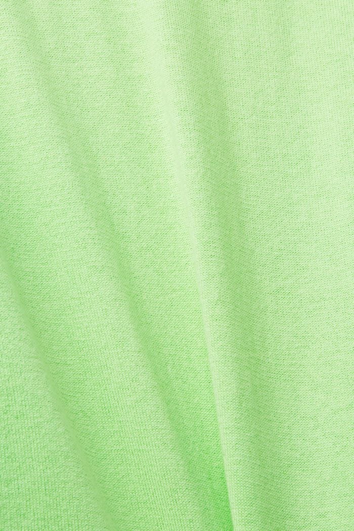 Jersey de punto ligero con bajo irregular, CITRUS GREEN, detail image number 1