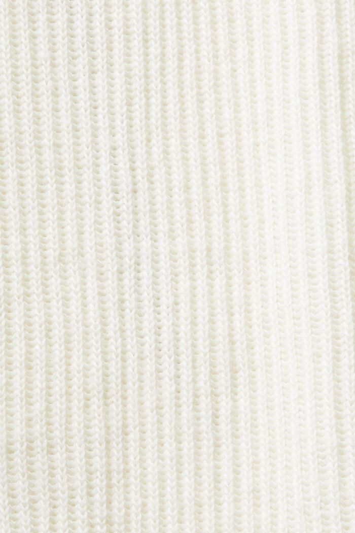 Jersey de punto acanalado en mezcla de lana, ICE, detail image number 4
