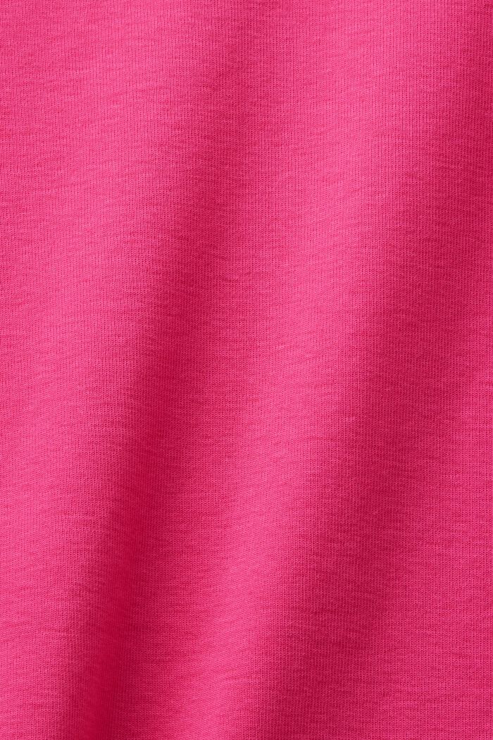 Top con logotipo de strass, PINK FUCHSIA, detail image number 5