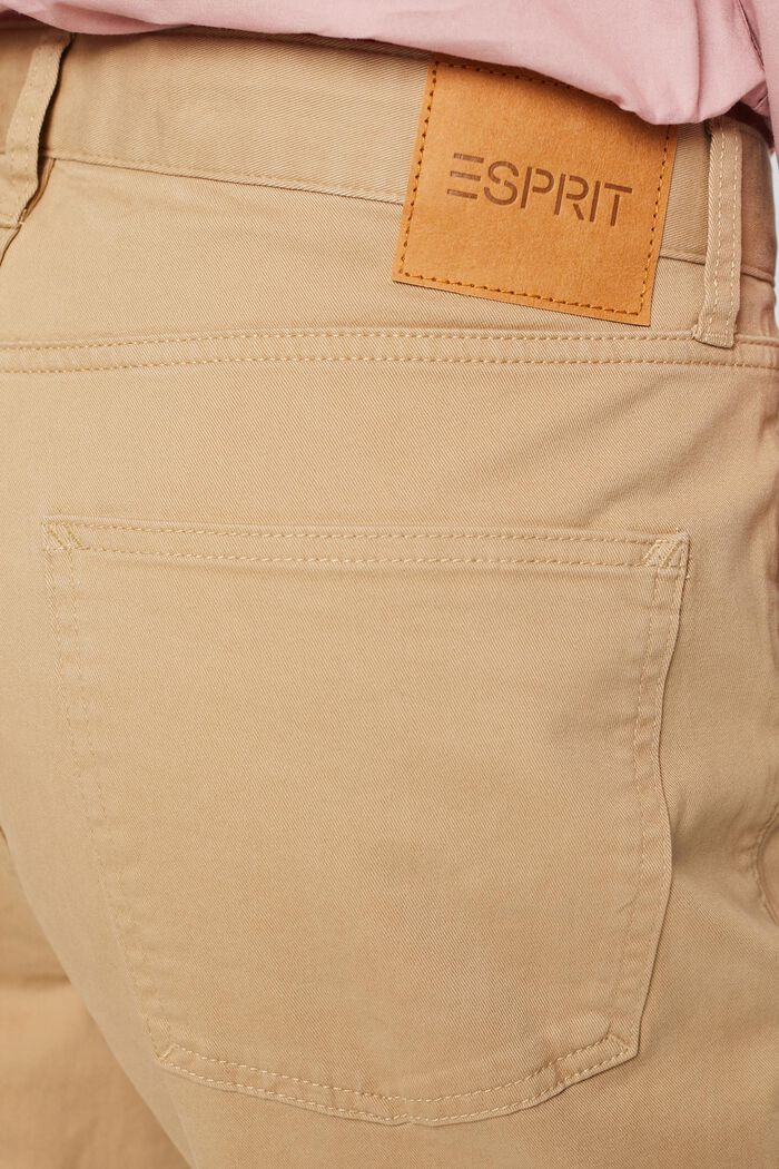Pantalones clásicos de pernera recta, BEIGE, detail image number 4