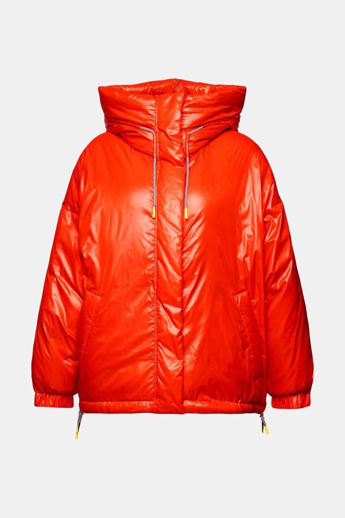 Reciclada: chaqueta acolchada con plumón, BRIGHT ORANGE, detail image number 6