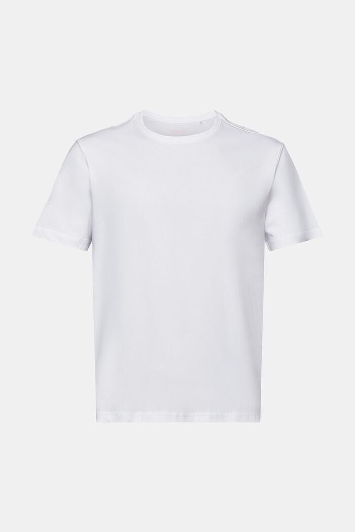 Camiseta de cuello redondo y manga corta, WHITE, detail image number 5
