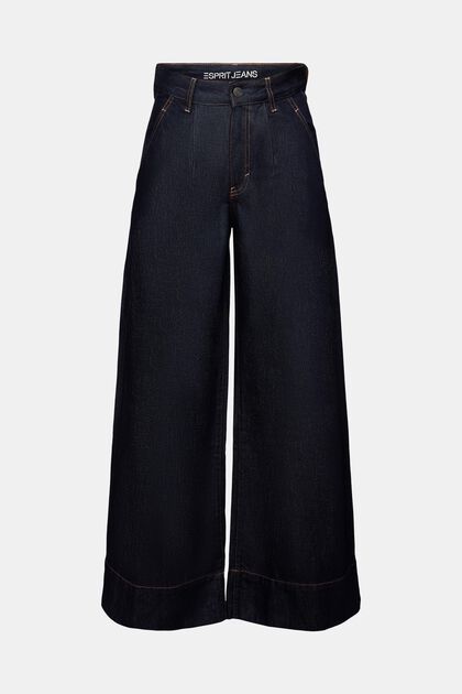 Pantalón chino plisado de pernera amplia