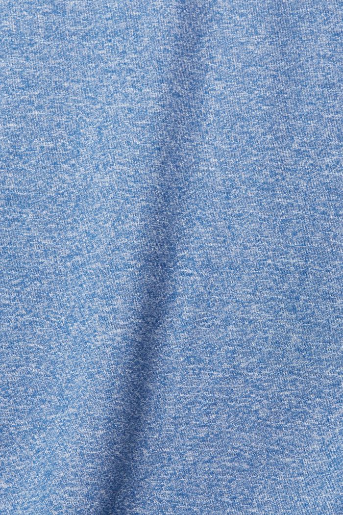 Reciclada: camiseta de jersey jaspeada, BLUE, detail image number 1