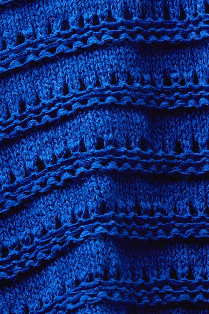 Jersey de punto abierto, BRIGHT BLUE, detail image number 4