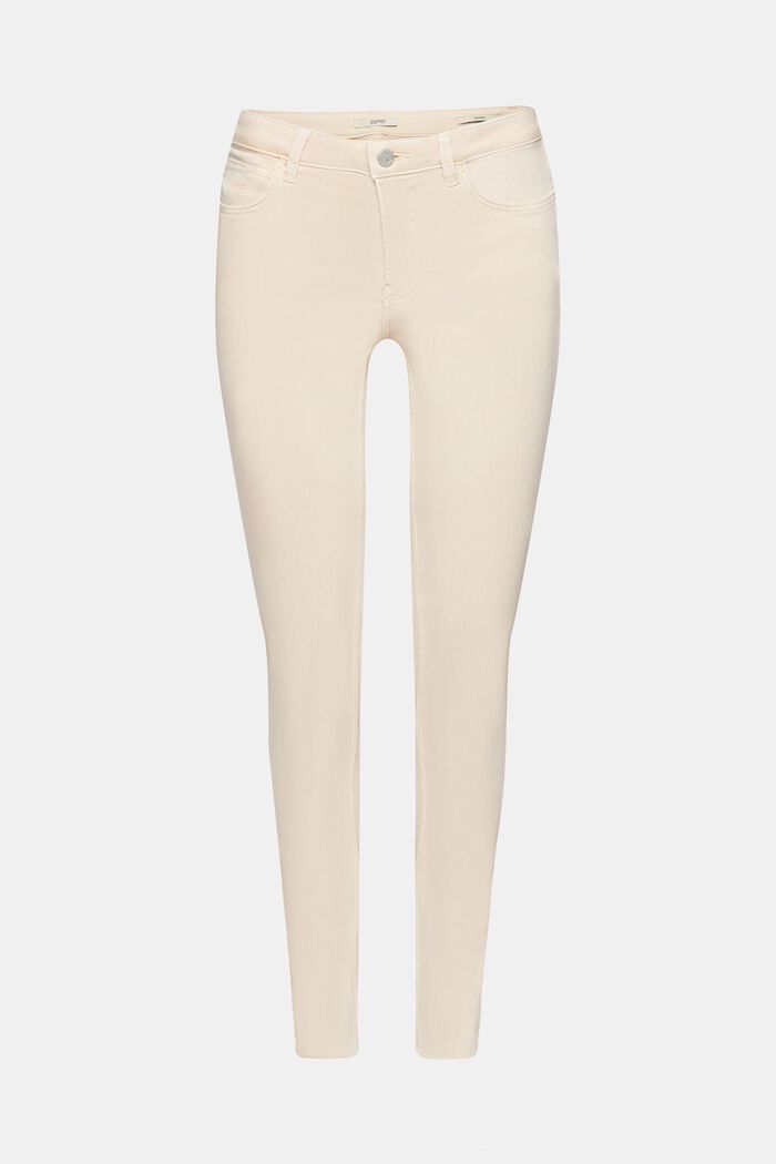 Jeans mid-rise skinny fit, PASTEL PINK, detail image number 6