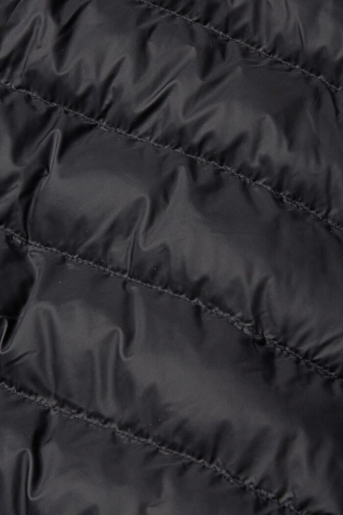 Abrigo acolchado con cuello alto, BLACK, detail image number 4