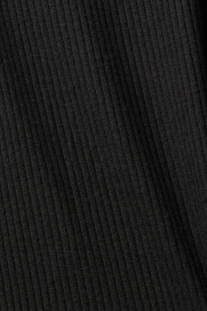 Pantalón de punto acanalado, BLACK, detail image number 6