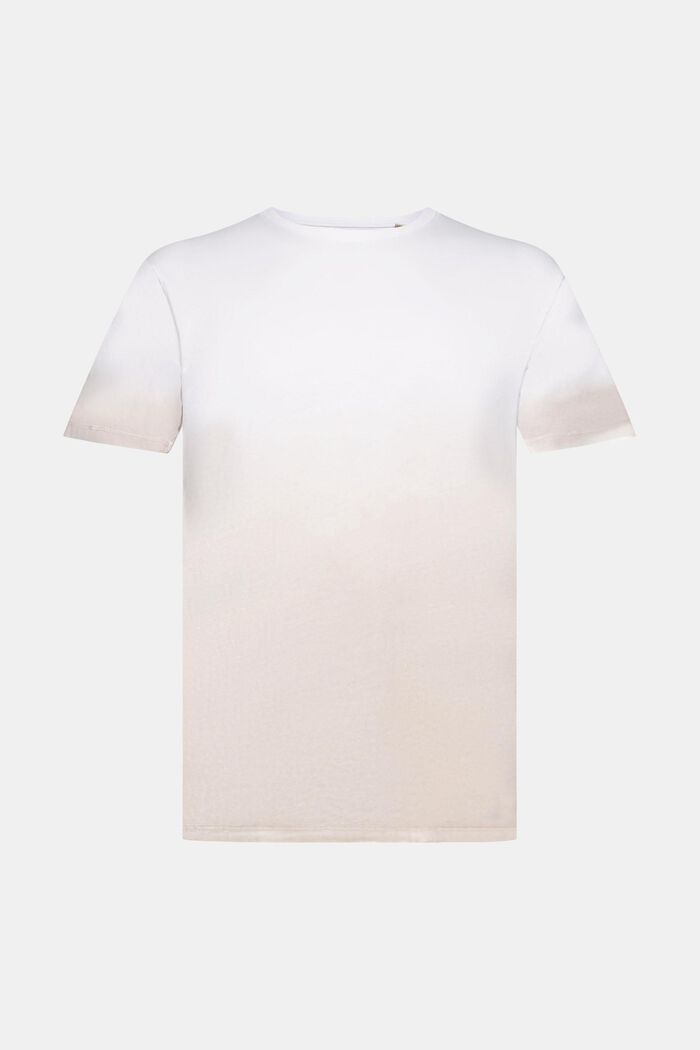 Camiseta bicolor teñida, WHITE, detail image number 5