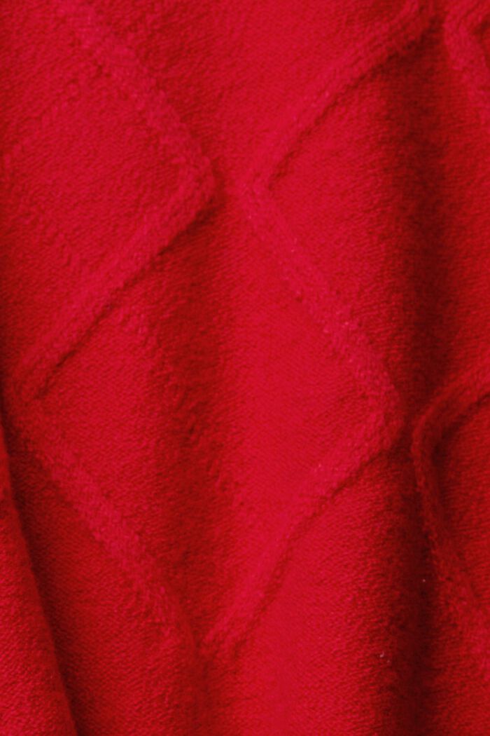 Jersey de estilo Argyle, DARK RED, detail image number 1
