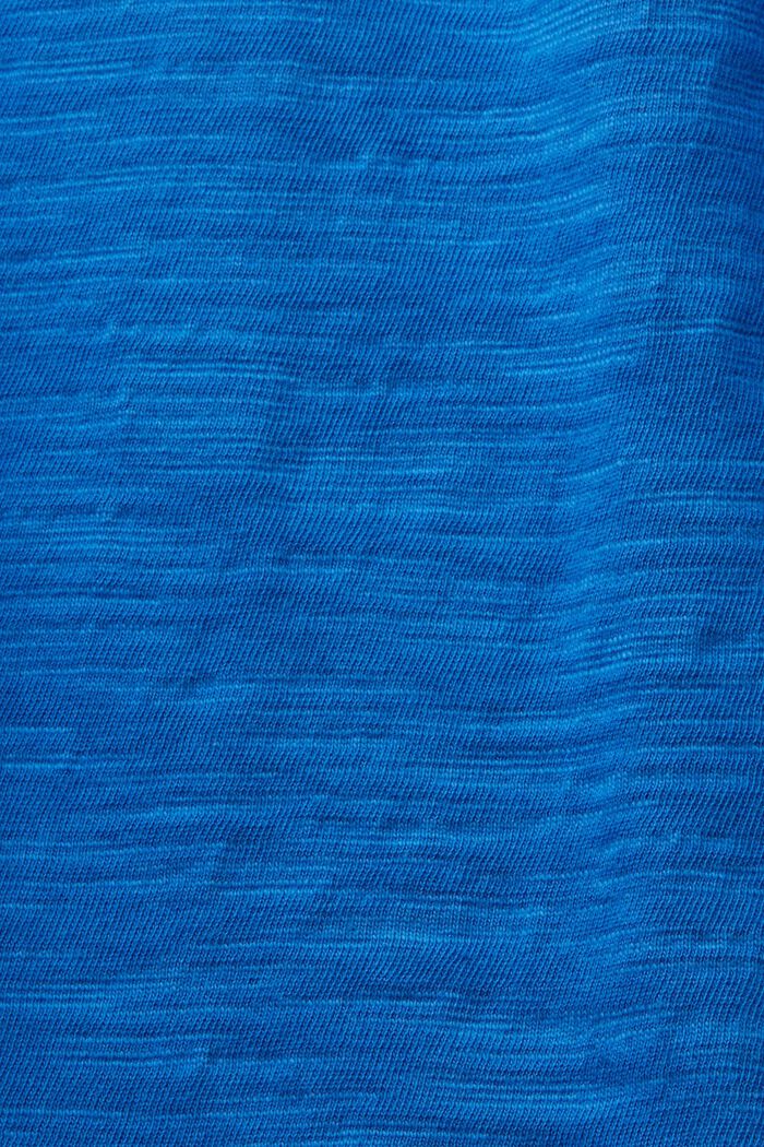 Top de tejido jersey con pliegues y volantes, BRIGHT BLUE, detail image number 5