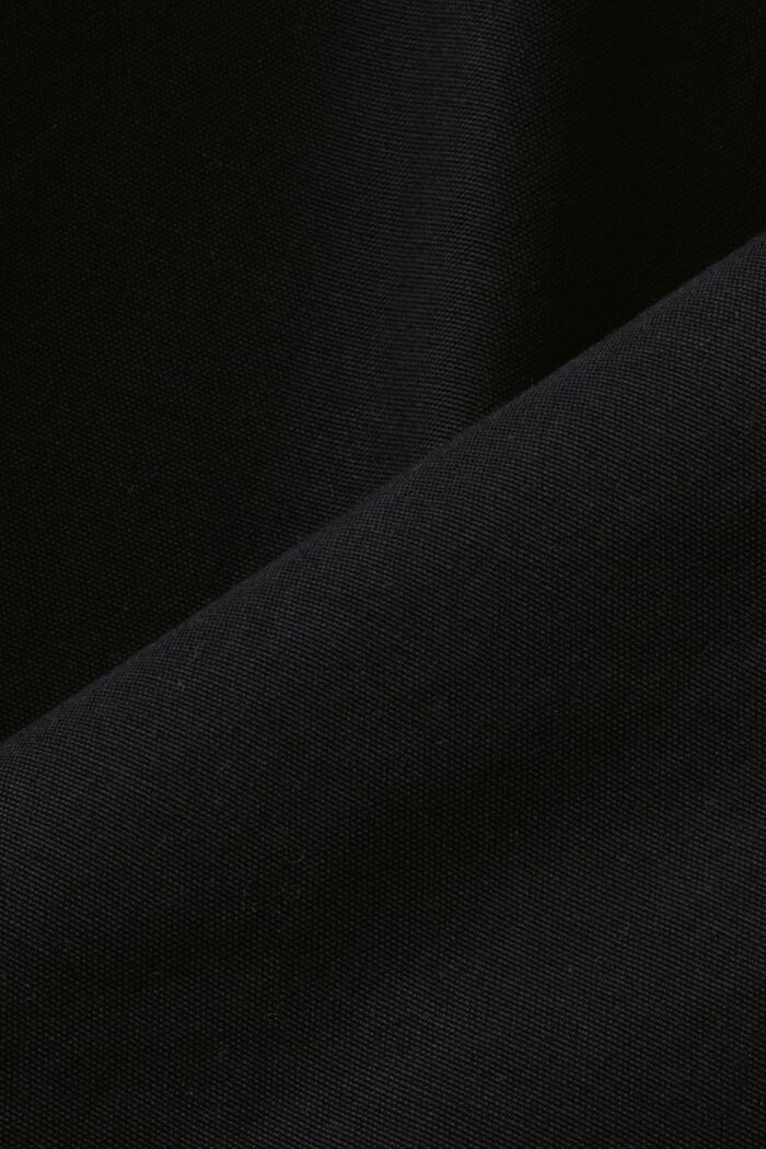 Pantalón estilo carpintero de tiro medio y corte recto, BLACK, detail image number 6